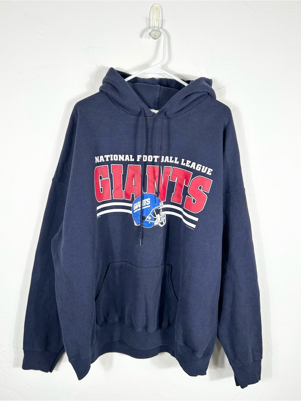 👁️ Vintage 1997 Lee Sport New York Giants Hoodie Sweatshirt Mens XXL NFL USA